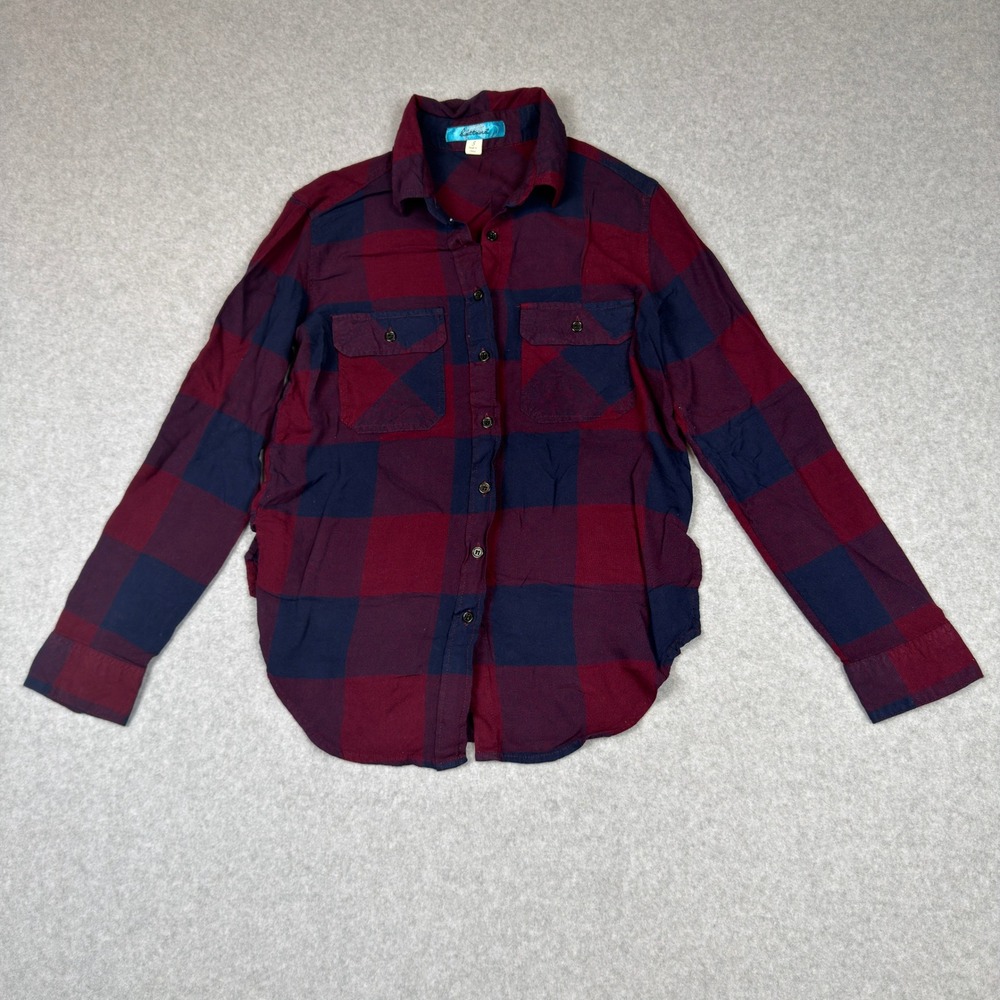 Buffalo Plaid Flannel Shirt Womens S Lumberjack Casual Autumn